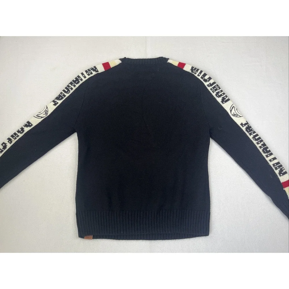 Billionaire Boys Club Rocket Oversized Knit Sweater Black Wool Mens Small